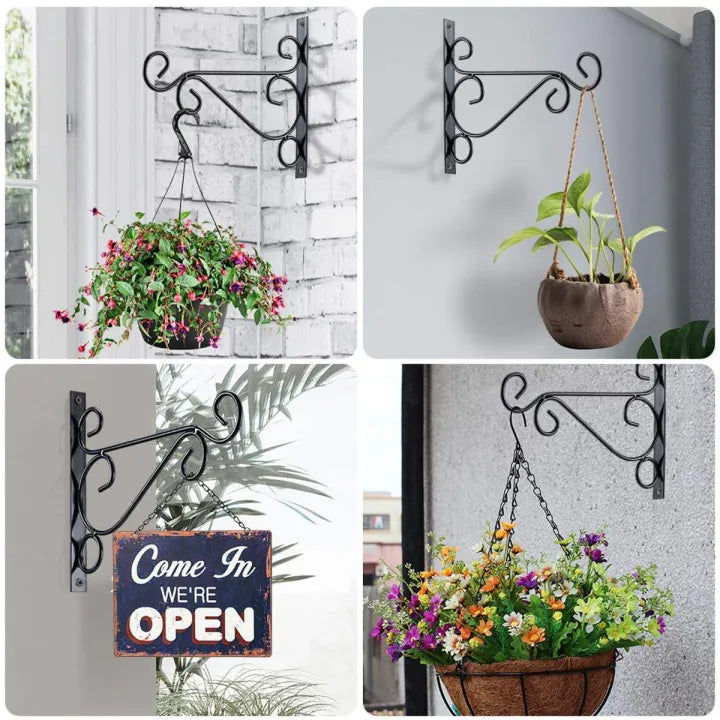Wall mounted flower pot hanger stand by Auctor store