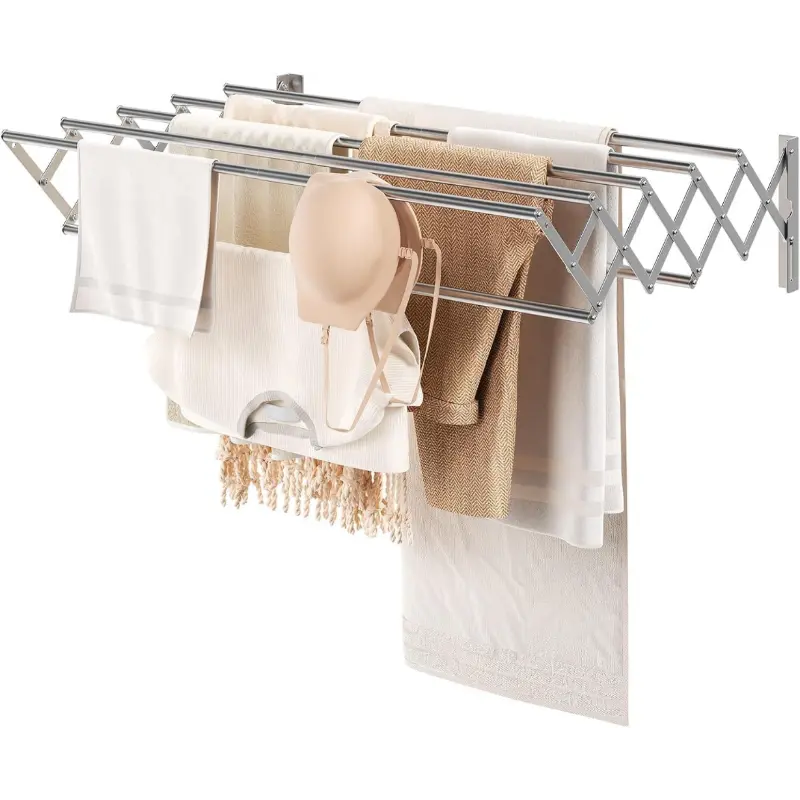 Metal Coated Portable Folding Towel Holder by Auctor store