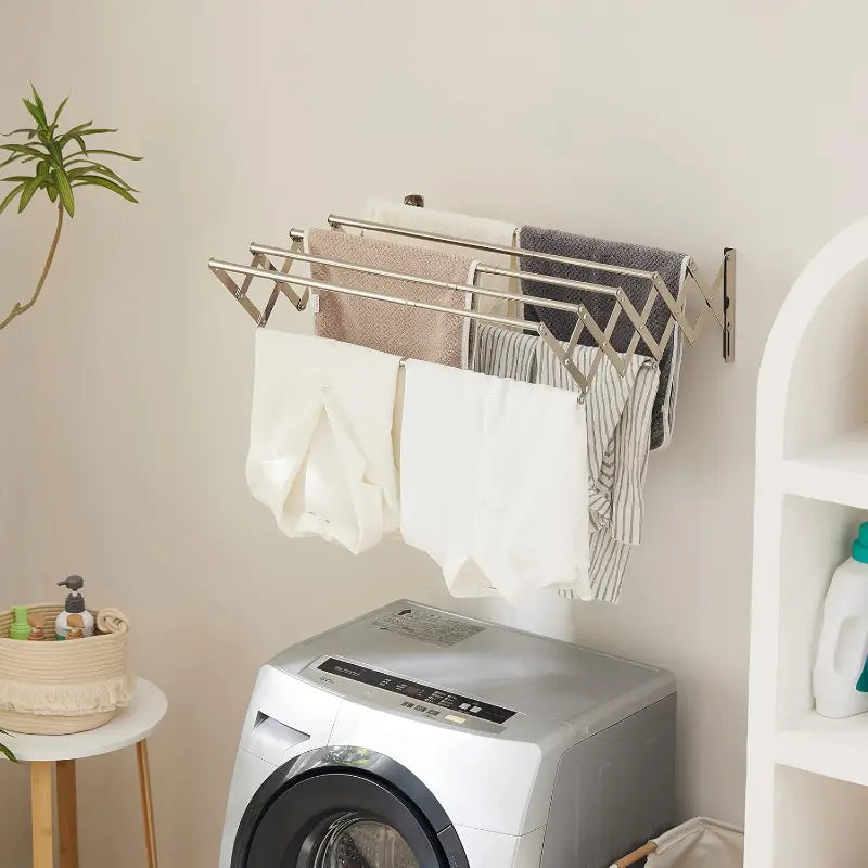 Metal Coated Portable Folding Towel Holder by Auctor store