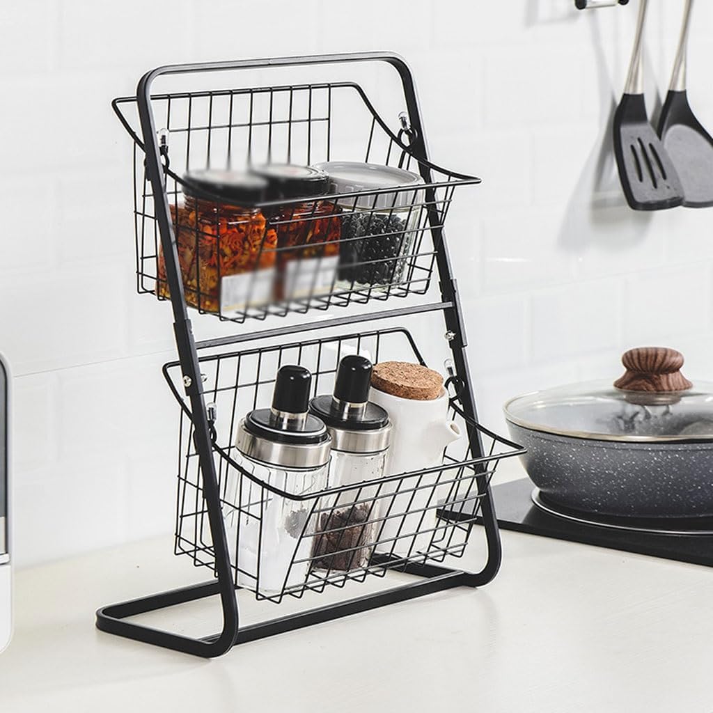 Detachable 2-tier fruit and vegetable stand by Auctor store
