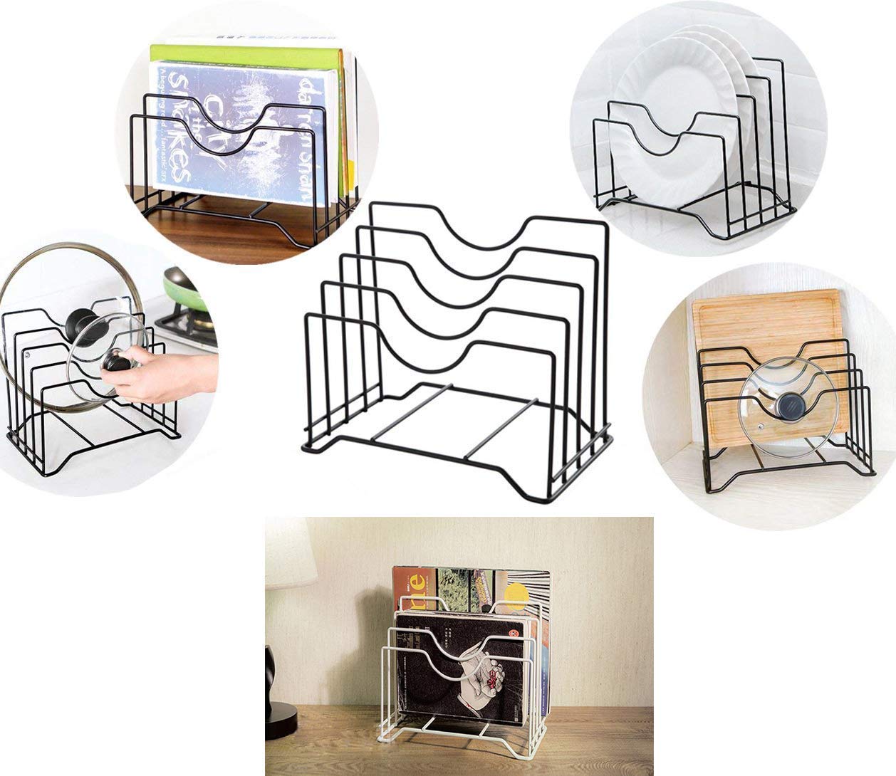 Cutiing board and Lid holder by Auctor store