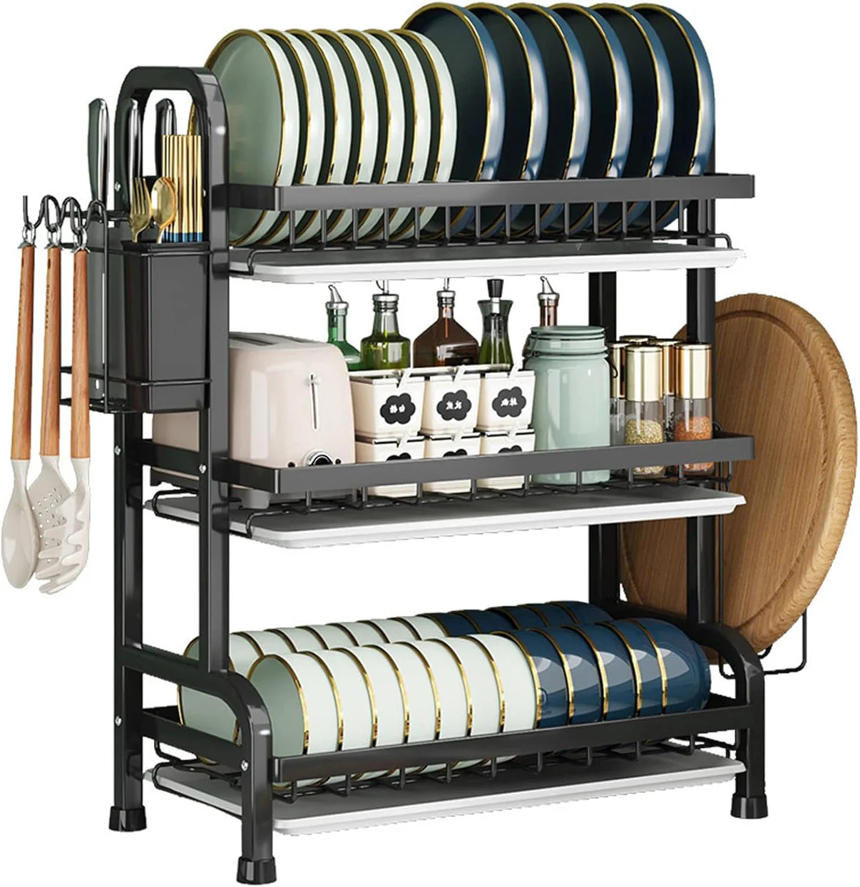 Iron Metal Dish Drying Rack