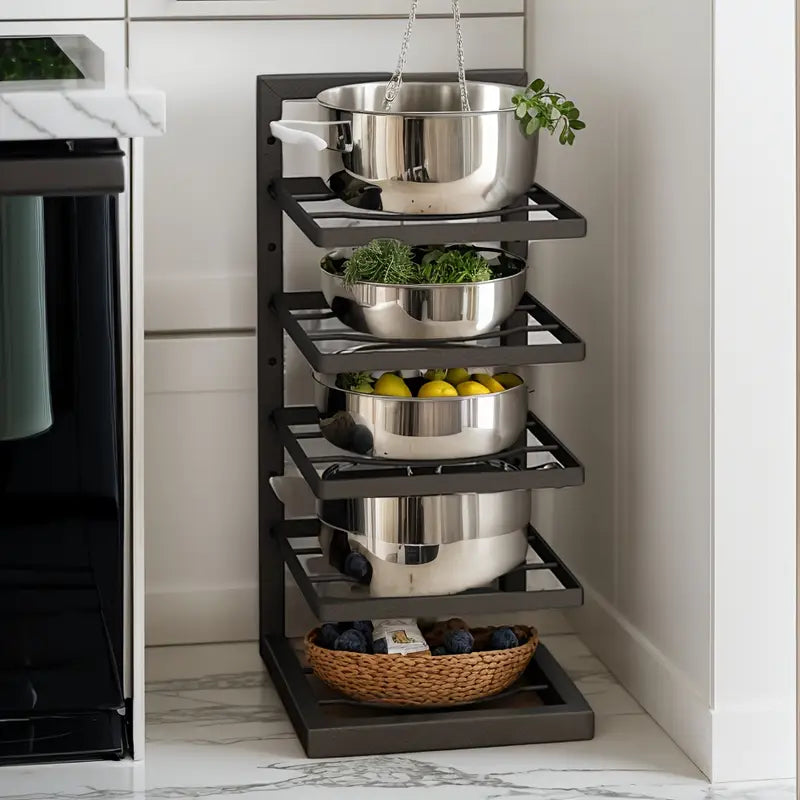 Pull Out Pot Rack, Pot Storage Rack By Auctor store