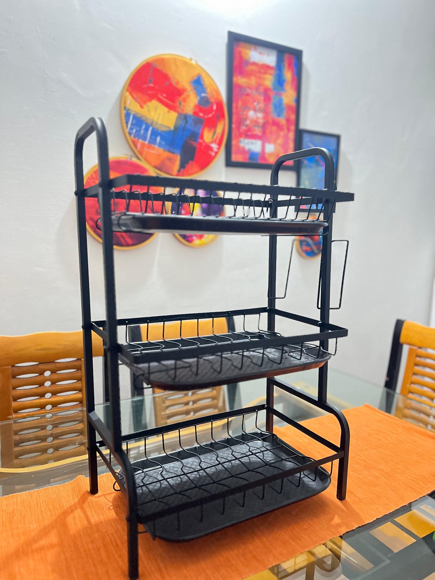 Iron Metal Dish Drying Rack