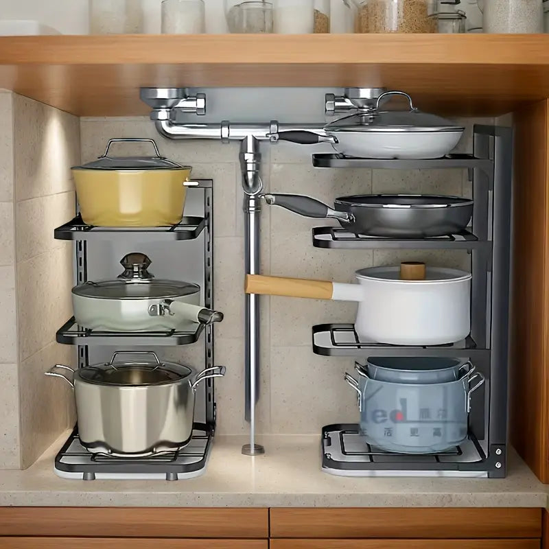 Pull Out Pot Rack, Pot Storage Rack By Auctor store