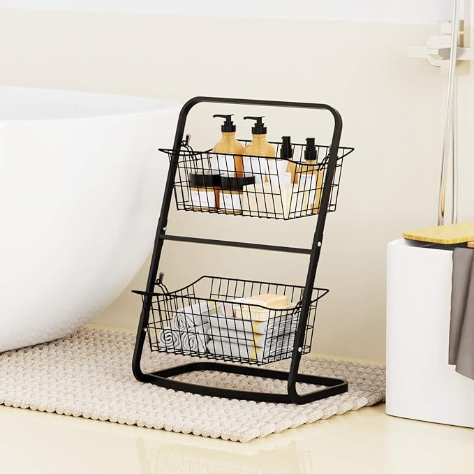 Detachable 2-tier fruit and vegetable stand by Auctor store