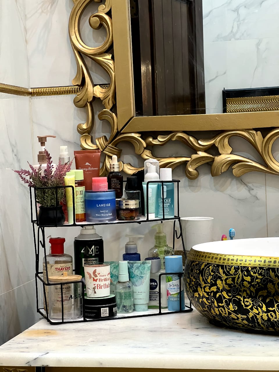Vanity Rack and makeup organizer by Auctor store