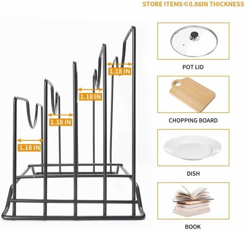 Cutiing board and Lid holder by Auctor store