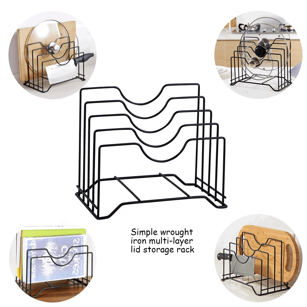 Cutiing board and Lid holder by Auctor store