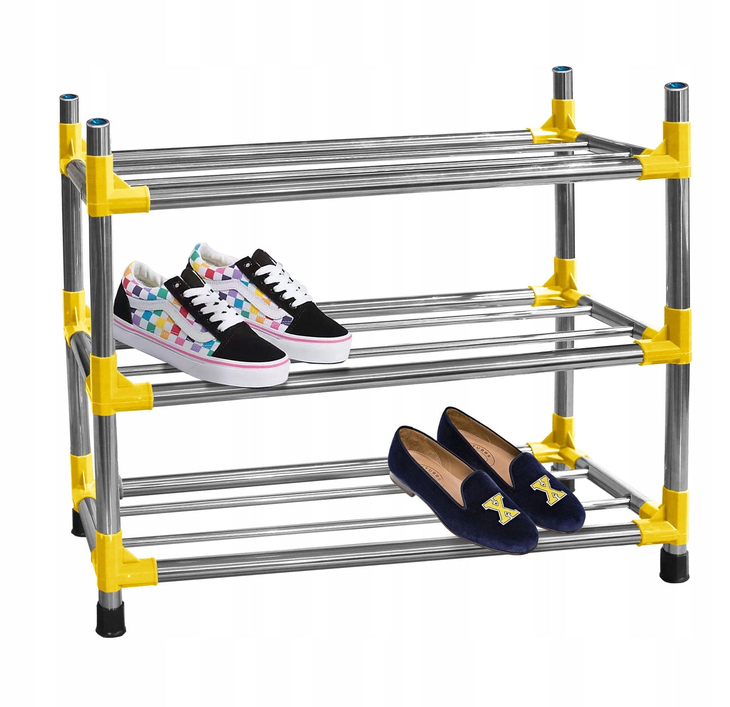 Stainless steel 3-4-5 layer shoes rack