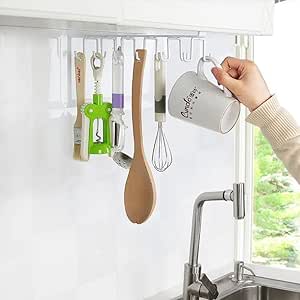 Under cabinet 12 hooks hanger by Auctor store