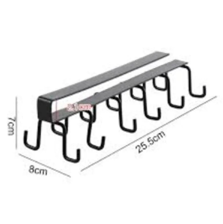 Under cabinet 12 hooks hanger by Auctor store