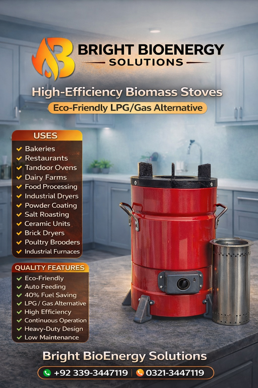 Portable Eco-Friendly Wood Pellet Stove For Home & Adventurer Use.