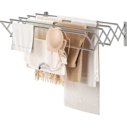 Metal Coated Portable Folding Towel Holder by Auctor store