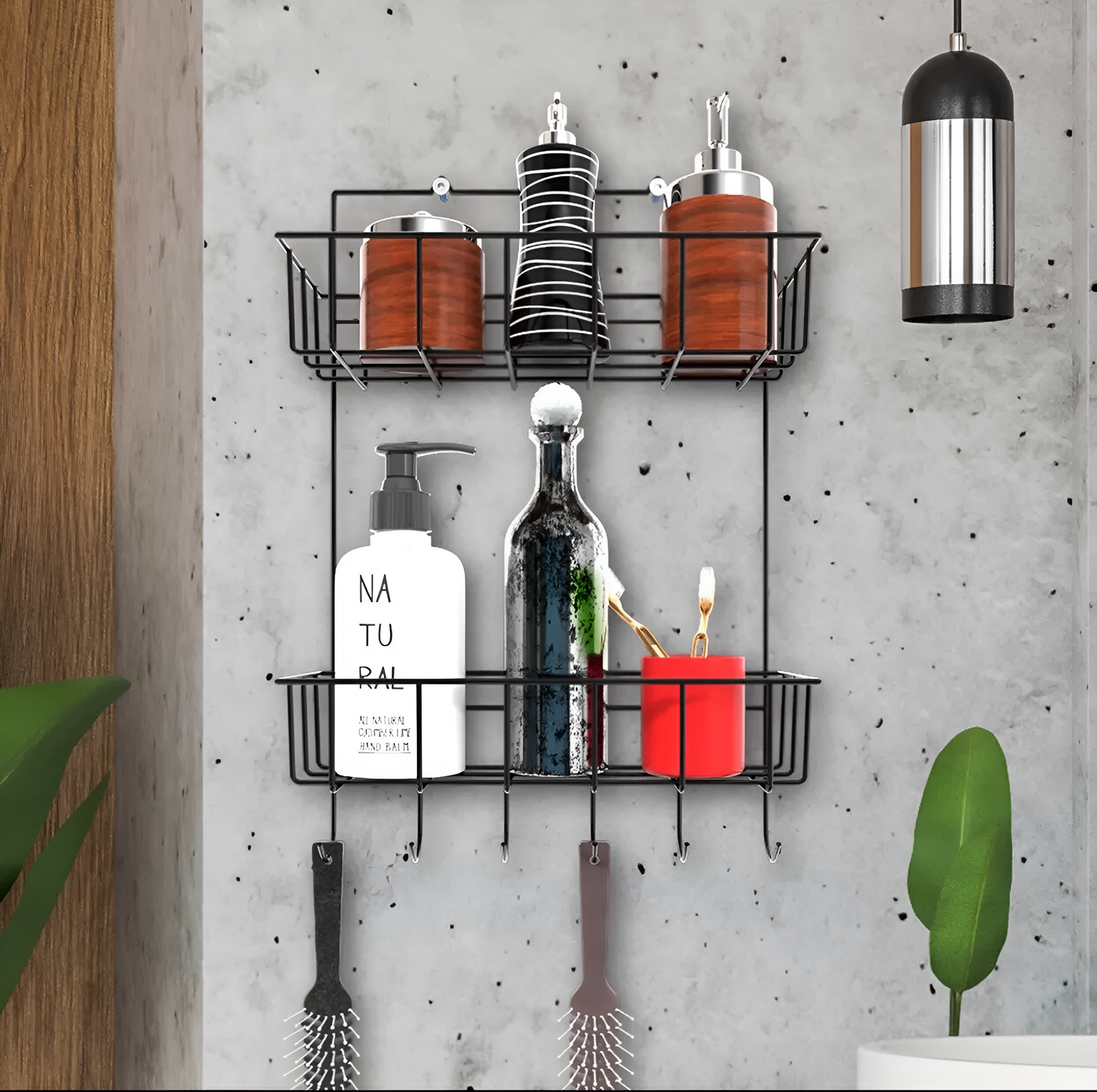 Bathroom wall mounted Storage Rack by Auctor store
