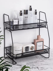 Multi-purpose foldable 2 layer rack