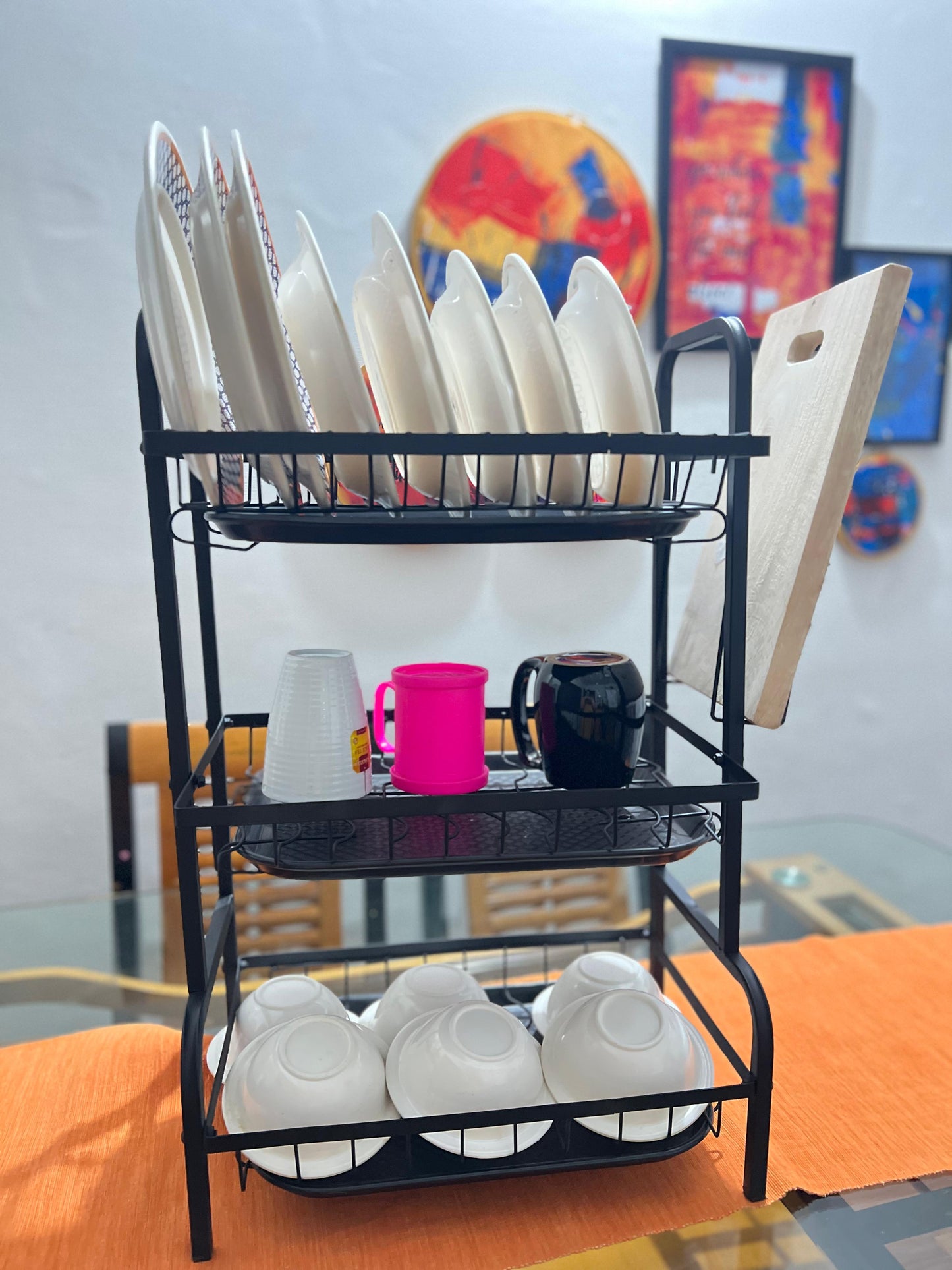 Iron Metal Dish Drying Rack