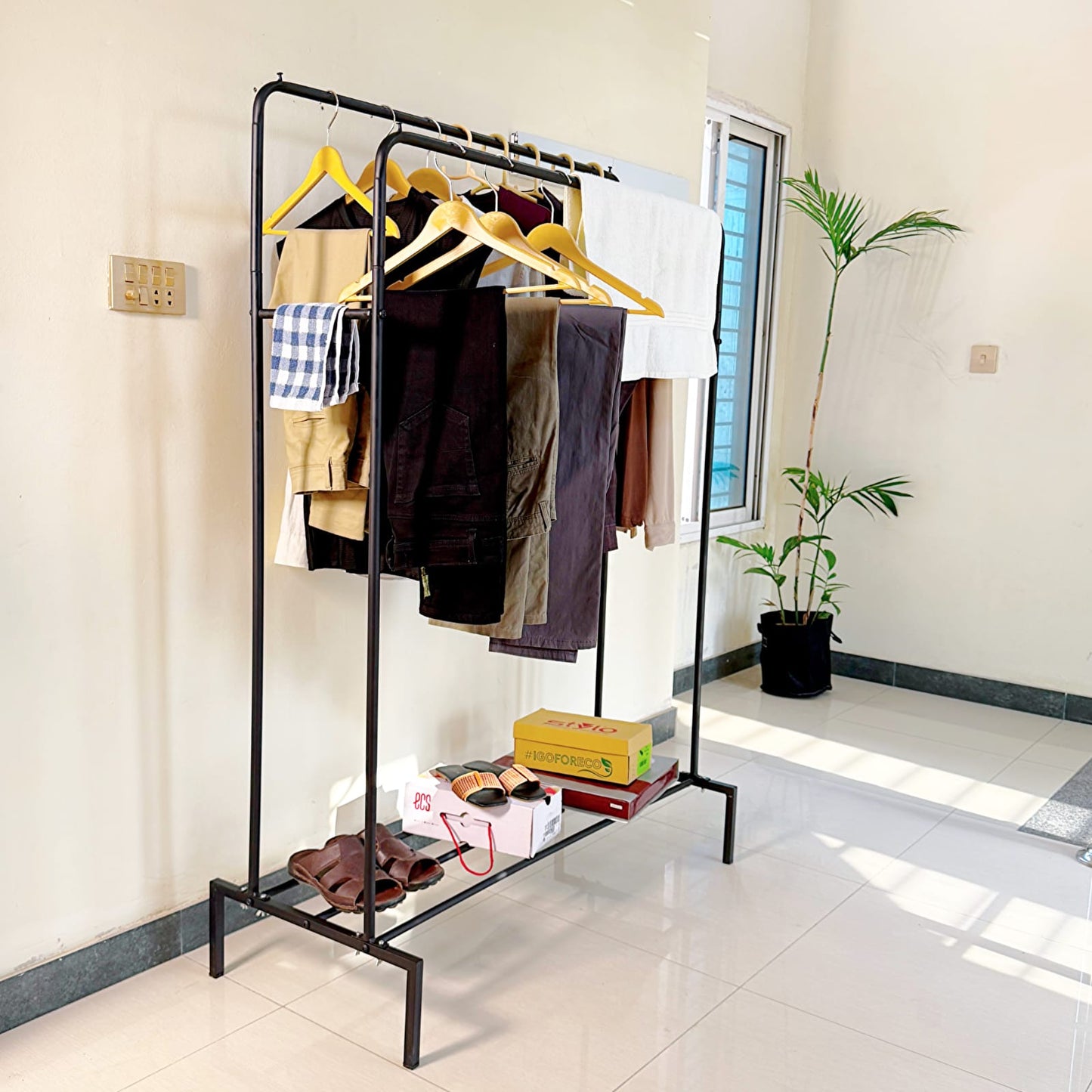 Metal cloths hanging stand by Auctor store