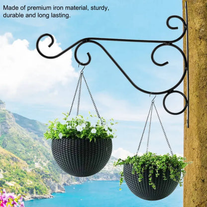 Wall mounted flower pot hanger stand by Auctor store