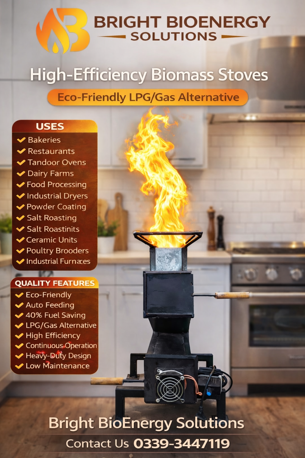 Portable Eco-Friendly Wood Pellet Stove For Home & Adventurer Use.