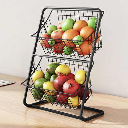Detachable 2-tier fruit and vegetable stand by Auctor store