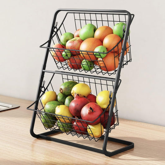 Detachable 2-tier fruit and vegetable stand by Auctor store