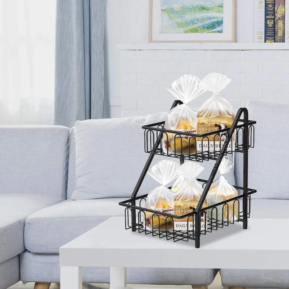 Countertop 2 Layers Fruit/Vegetable Basket