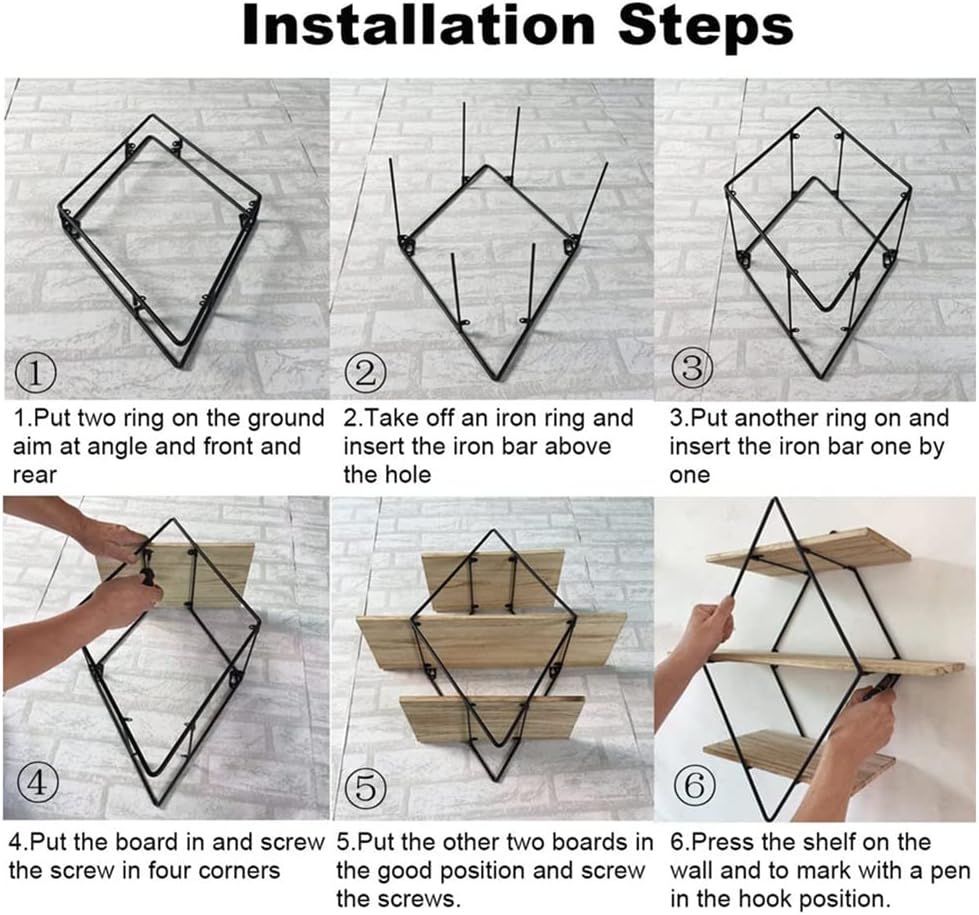 A-shaped wall mounted decoration shelf by Auctor store