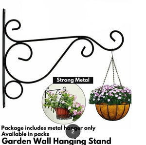 Wall mounted flower pot hanger stand by Auctor store