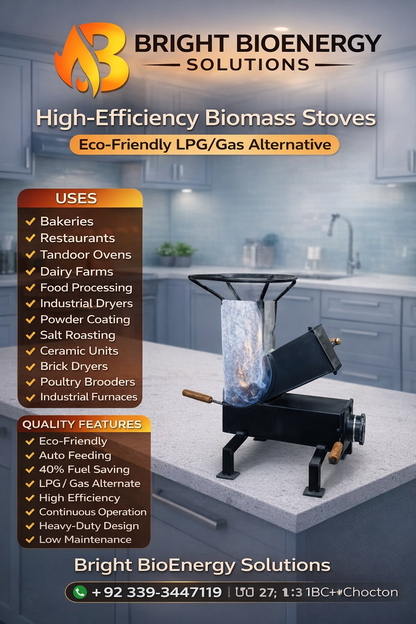 Portable Eco-Friendly Wood Pellet Stove For Home & Adventurer Use.