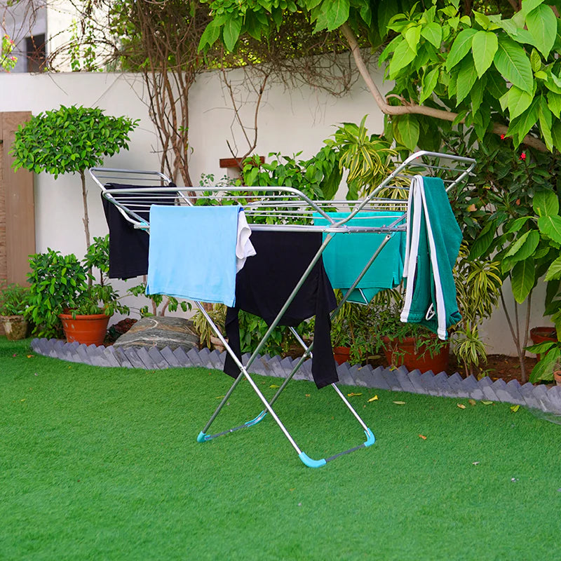 4 Wings Light: Flower Style Clothes Dryer Stand by Auctor store