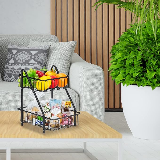 Countertop 2 Layers Fruit/Vegetable Basket