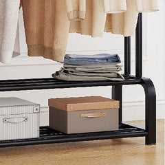 Cloth hanging stand With Double Shoes RacK