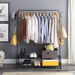 Cloth hanging stand With Double Shoes RacK