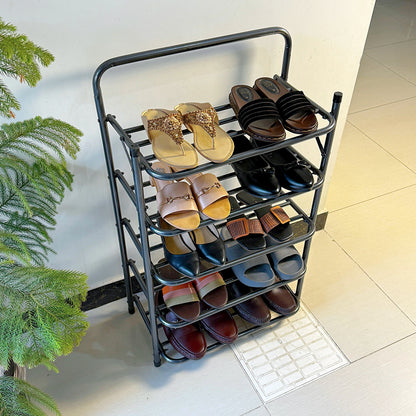 Foldable metal shoes rack by Auctor store
