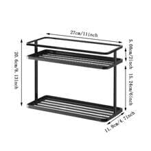Luxury 2-tier kitchen and washroom organizer