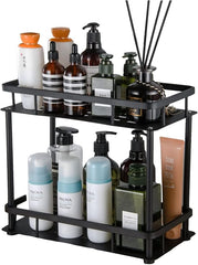 Luxury 2-tier kitchen and washroom organizer
