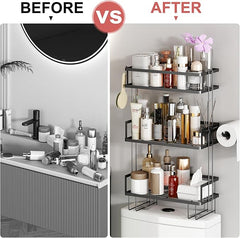 Luxury 3 tier kitchen and washroom organizer