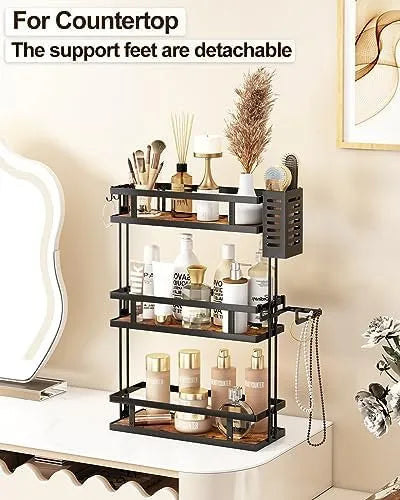 Luxury 3 tier kitchen and washroom organizer