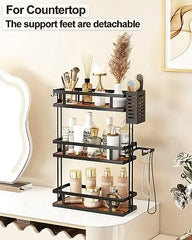 Luxury 3 tier kitchen and washroom organizer