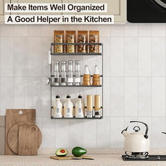 Luxury 3 tier kitchen and washroom organizer