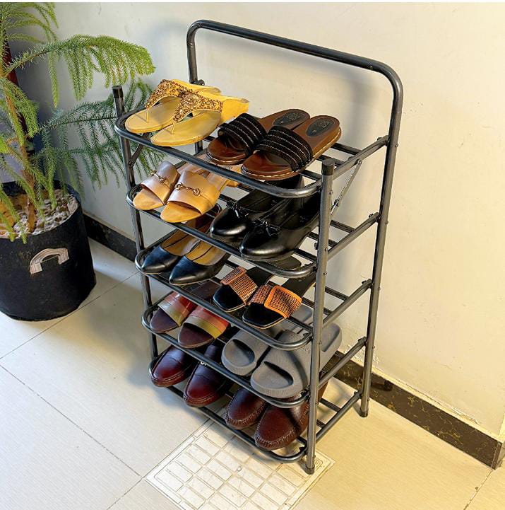 Foldable metal shoes rack by Auctor store