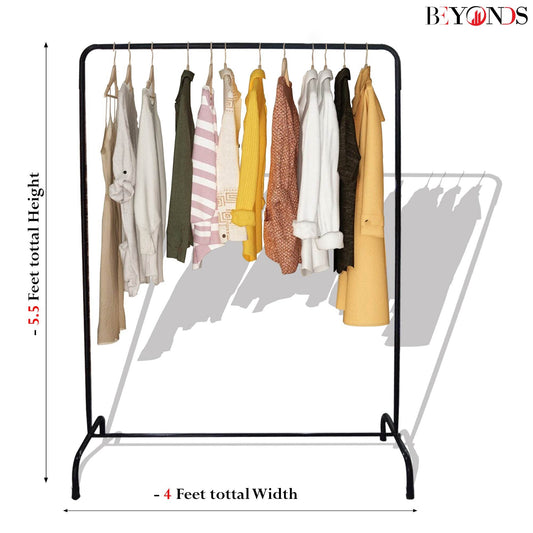 Metal cloths hanging stand