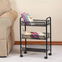 Multipurpose foldable kitchen trolley