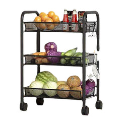 Multipurpose foldable kitchen trolley