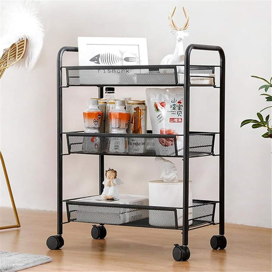 Multipurpose foldable kitchen trolley