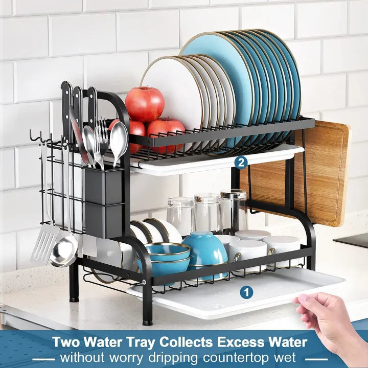 Iron Metal Dish Drying Rack