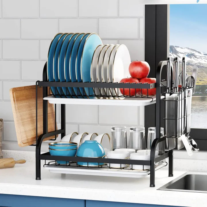 Iron Metal Dish Drying Rack