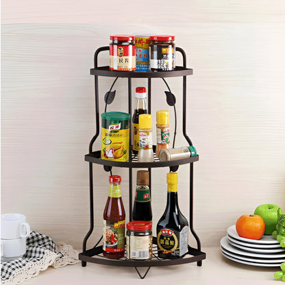 Heavy duty Kitchen Storage & Corner Rack by Auctor store
