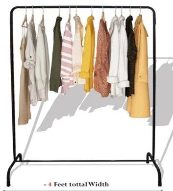 Single pole cloth hanging stand double shoes rack by Auctor store